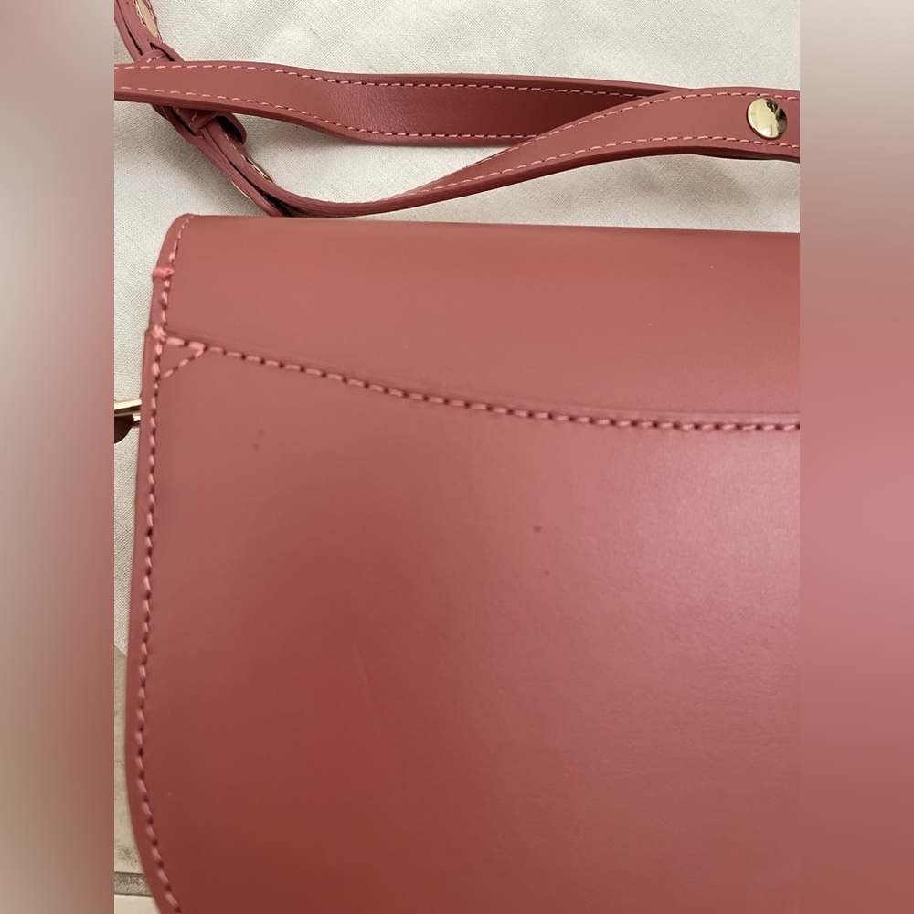 Sézane Claude Bag in Rosewood from 2023 Collection - Picture 5 of 13